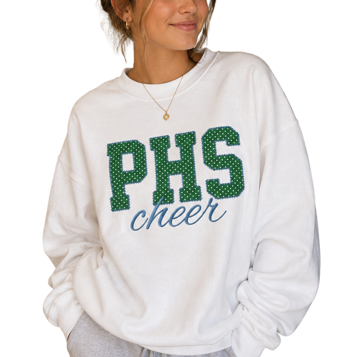 PHS Cheer | Patchwork Stitch Crewneck