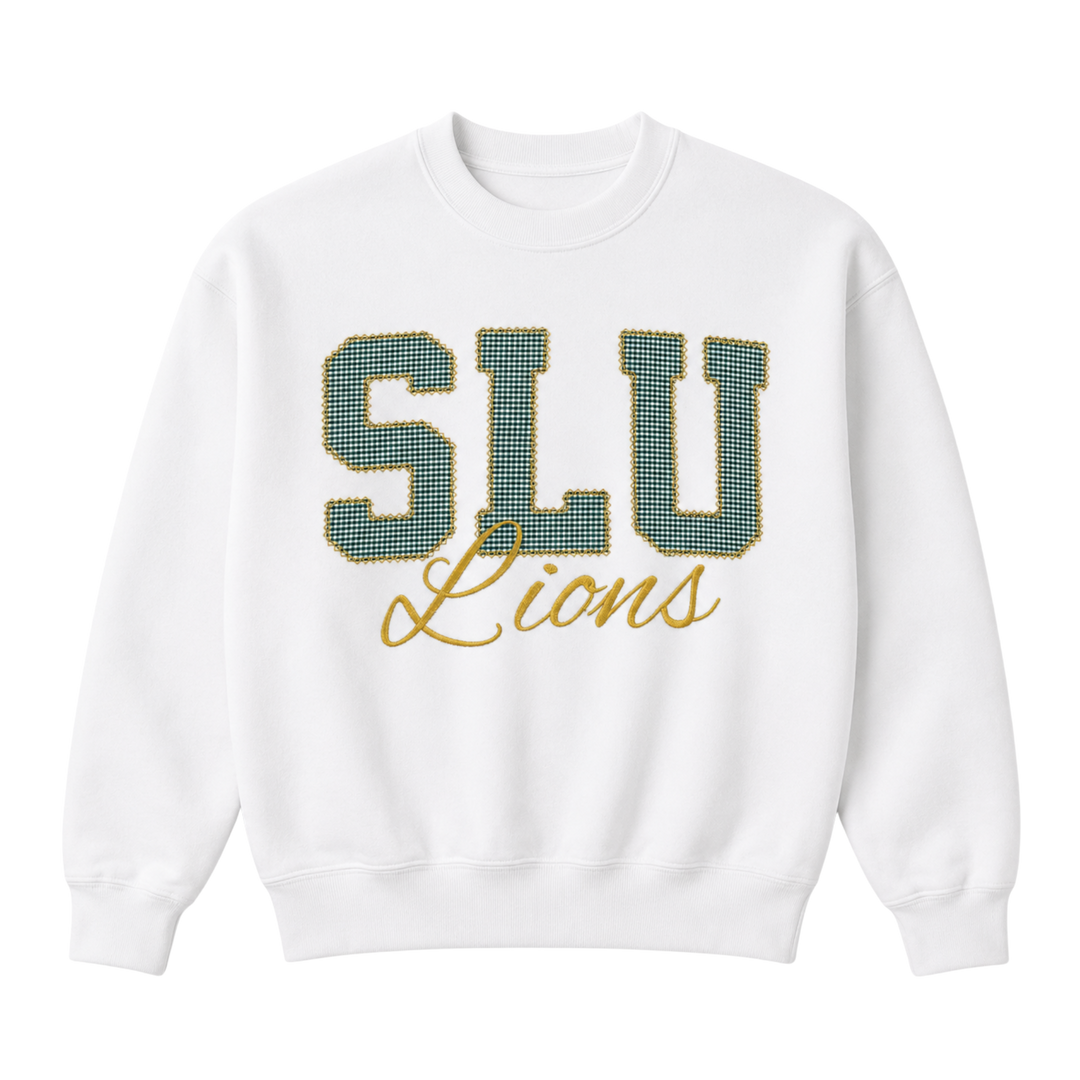SLU | Patchwork Stitch Crewneck