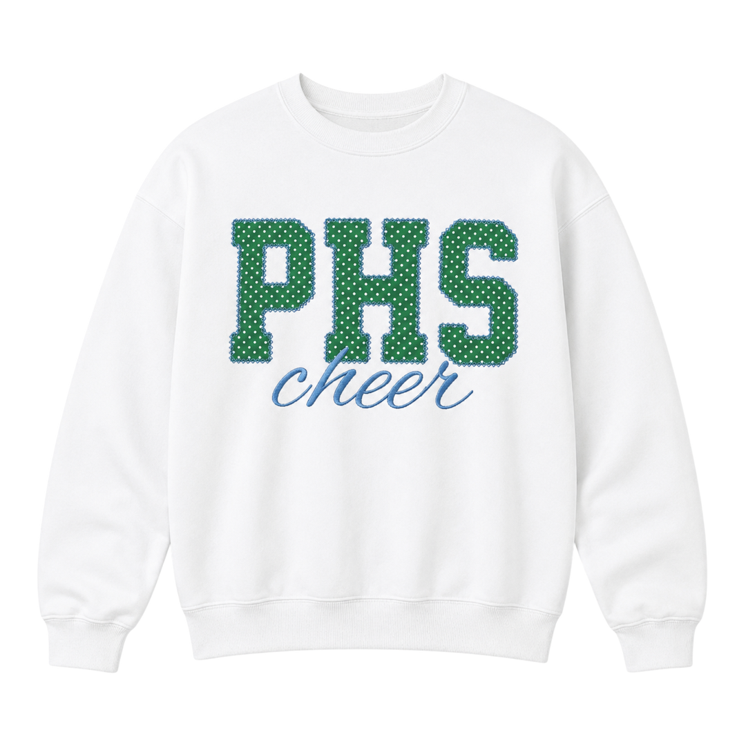 PHS Cheer | Patchwork Stitch Crewneck
