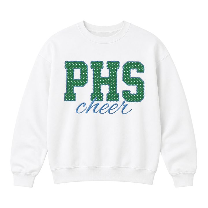 PHS Cheer | Patchwork Stitch Crewneck