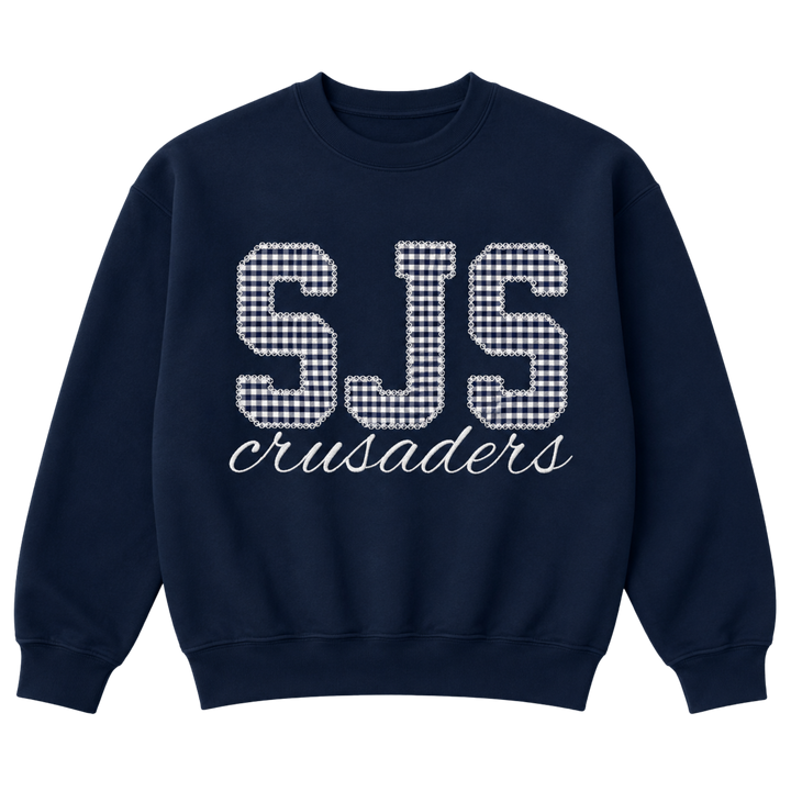 SJS | Patchwork Stitch Crewneck