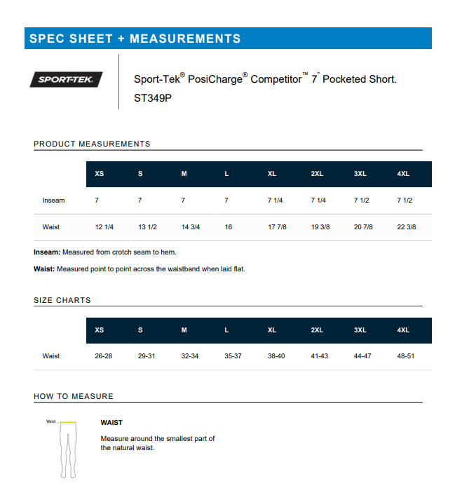 SHORTS | Sport-Tek ST349P