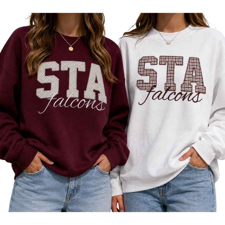 STA | Patchwork Stitch Crewneck
