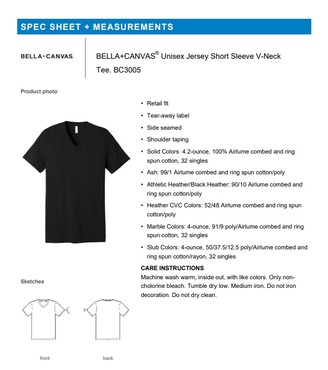 TEE | Bella+Canvas BC3005