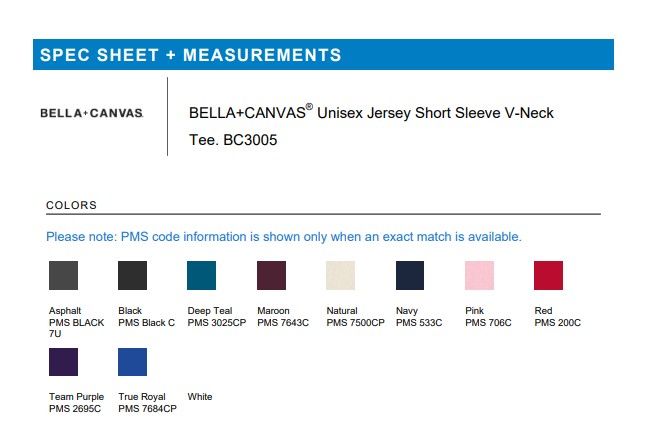 TEE | Bella+Canvas BC3005