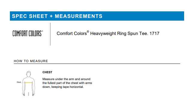 TEE | Comfort Colors CC1717