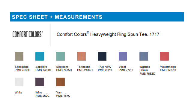 TEE | Comfort Colors CC1717