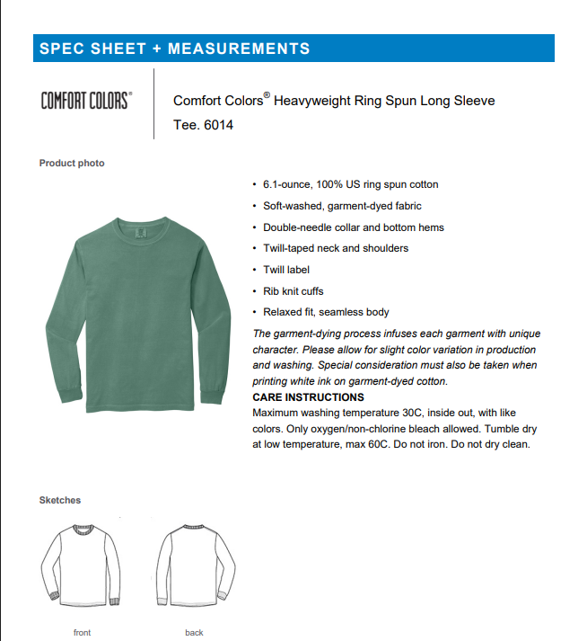TEE | Comfort Colors CC6014
