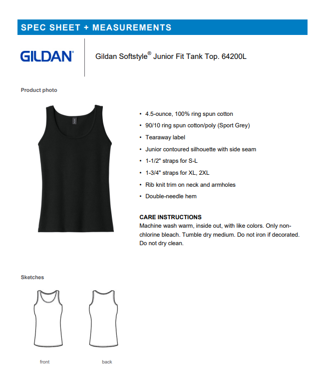 TANK | Gildan 64200L