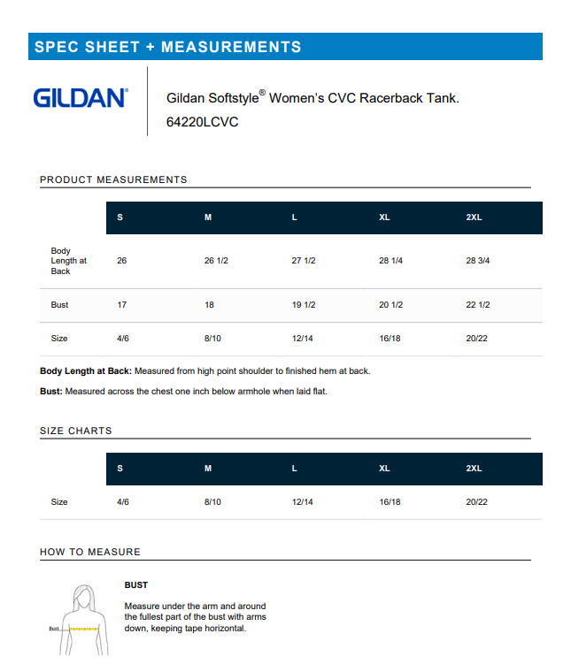 TANK | Gildan 64200LCVC