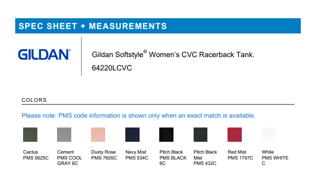 TANK | Gildan 64200LCVC
