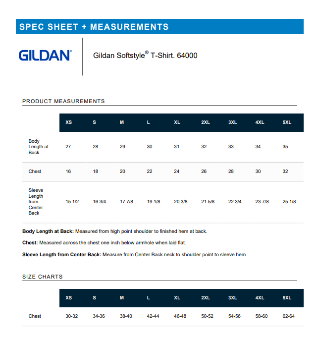 TEE | Gildan 64000
