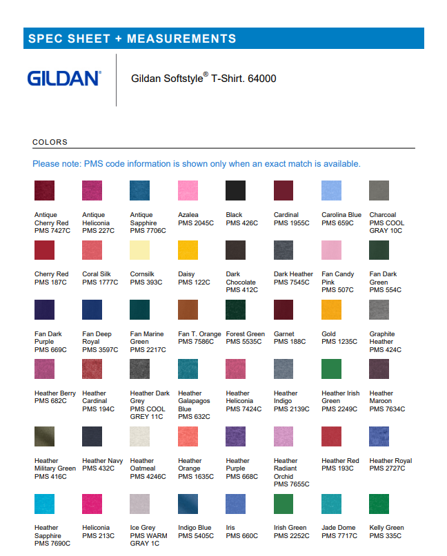 TEE | Gildan 64000