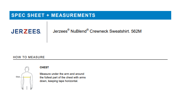 CREW | Jerzees 562MR