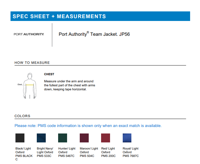 JACKET | Port Authority JP56