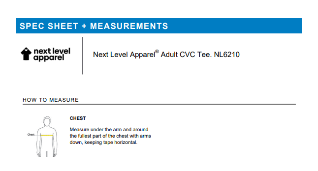 TEE | Next Level NL6210