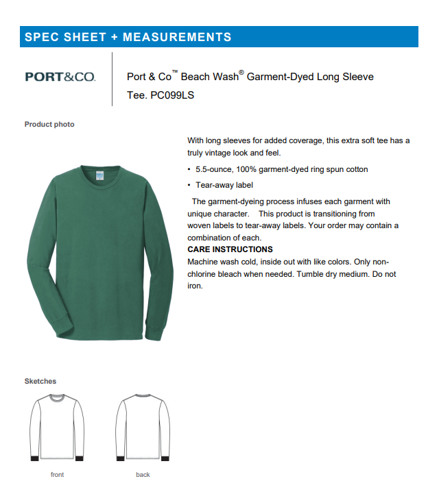 TEE | Port & Co PC099LS