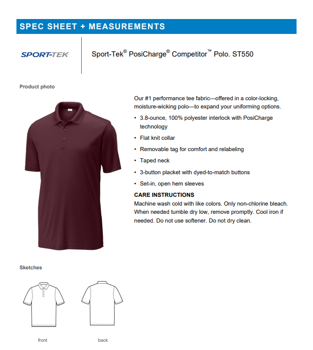 POLO | Sport-Tek ST550